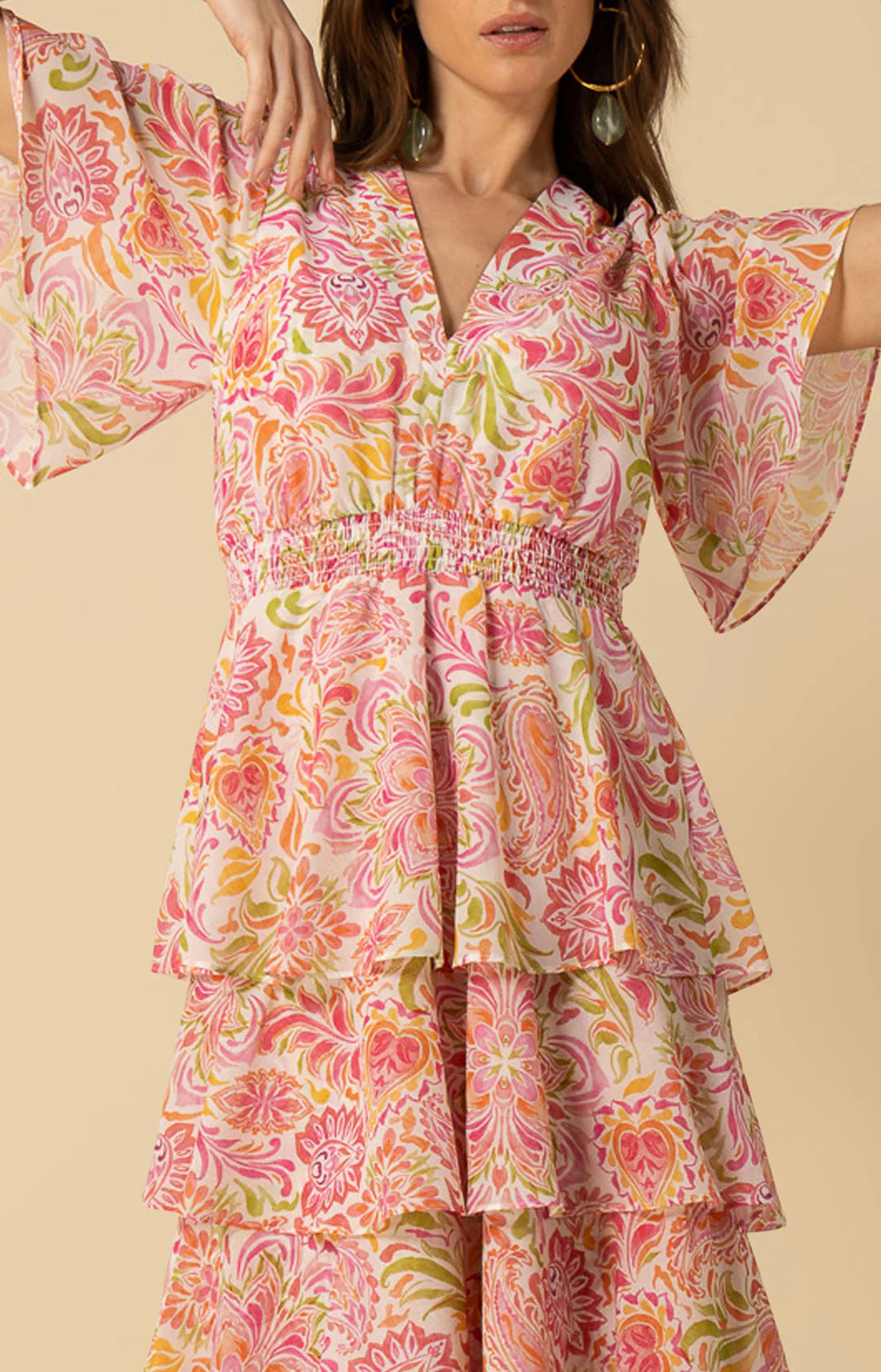 Karsyn Long Dress - Rosa