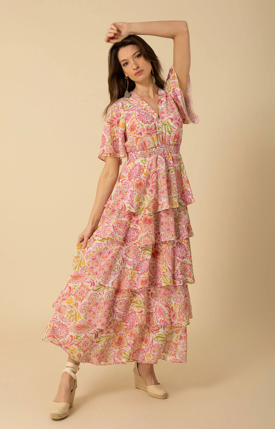 Karsyn Long Dress - Rosa