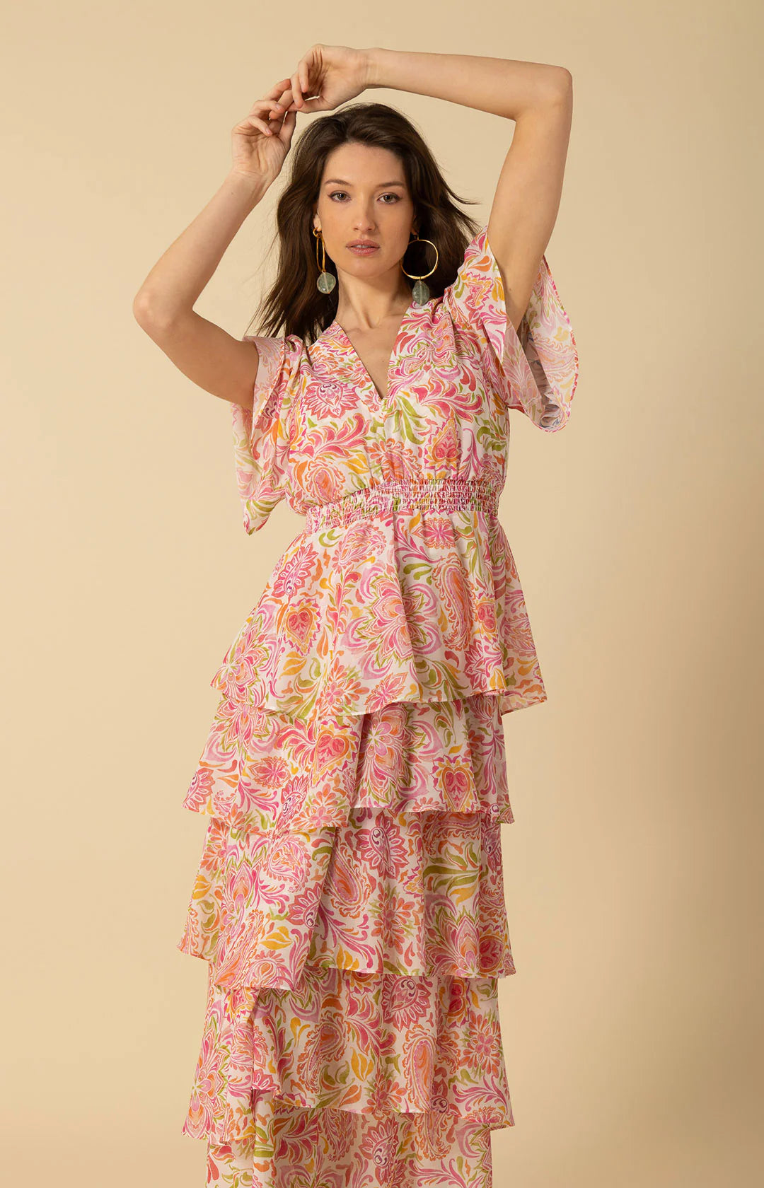 Karsyn Long Dress - Rosa