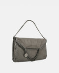 Stella McCartney Falabella Fold-Over Tote Bag - Ljusgrå