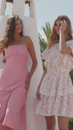 Alexa Dress - Pink Boquet