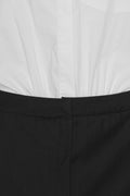 Layered Suiting Dress - Black