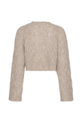 Knit Melange Sweater - Cobblestone