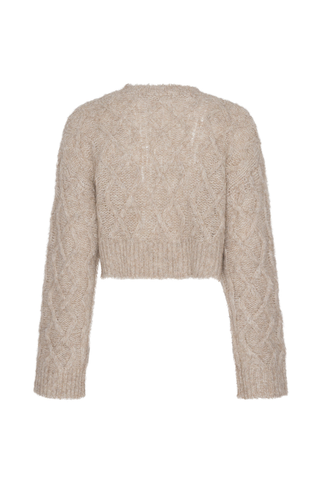 Knit Melange Sweater - Cobblestone