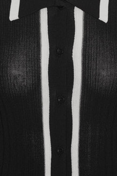 Knit Slim Cardigan - Black Comb.