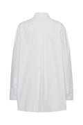 Poplin Oversized Skjorta - Bright White
