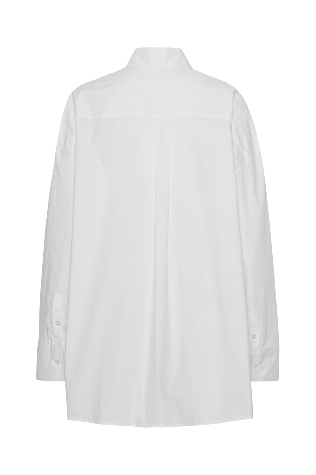 Poplin Oversized Skjorta - Bright White