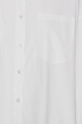 Poplin Oversized Skjorta - Bright White