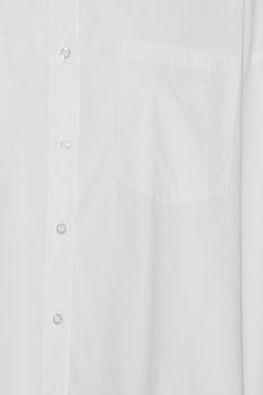 Poplin Oversized Shirt - Bright White