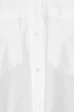 Poplin Cropped Shirt - Bright White