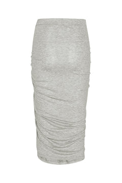 Jersey Wrap Skirt - Glacier Gray