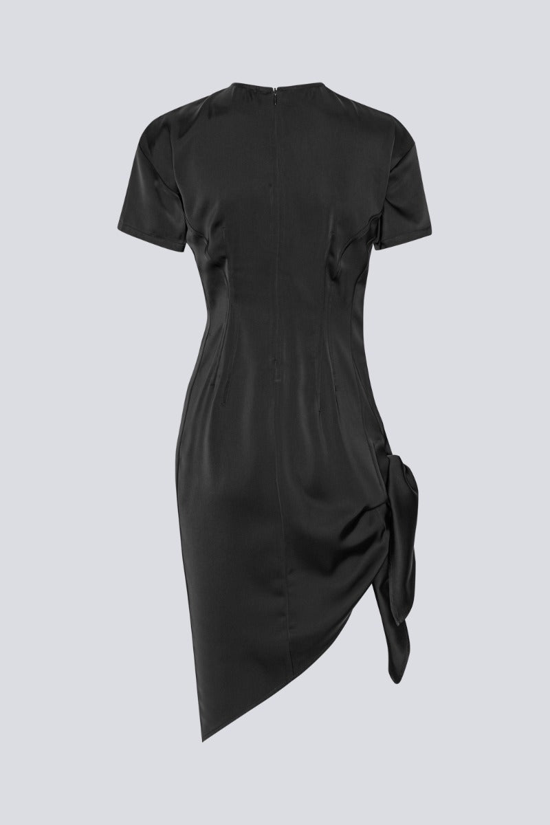 Midi Knot Dress - Svart