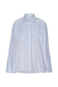 Poplin Oversized Shirt - Grapemist Comb