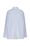 Poplin Oversized Shirt - Grapemist Comb