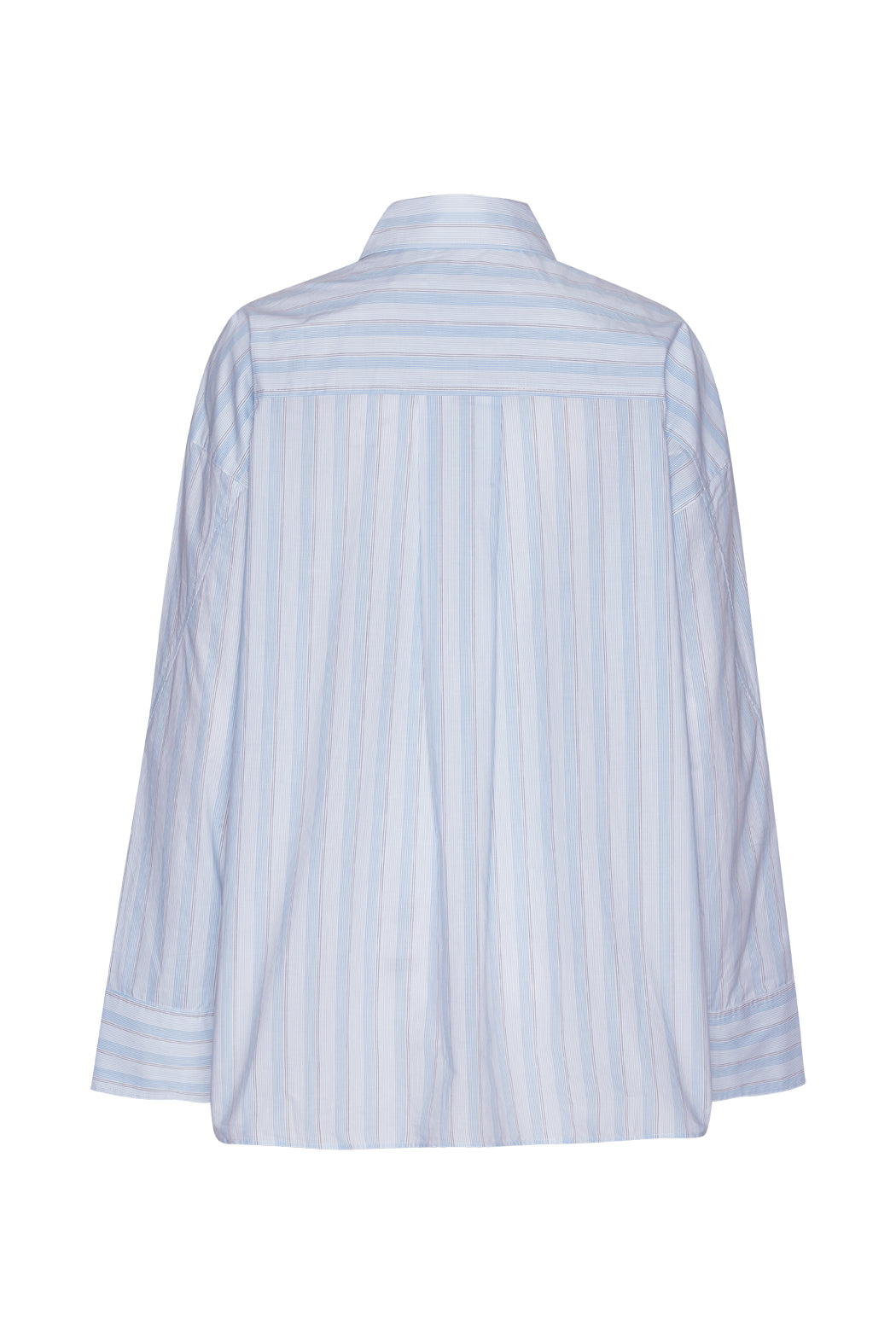 Poplin Oversized Shirt - Grapemist Comb