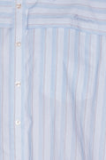 Poplin Oversized Shirt - Grapemist Comb