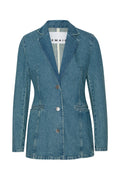 Fitted Denim Blazer - Bering Sea