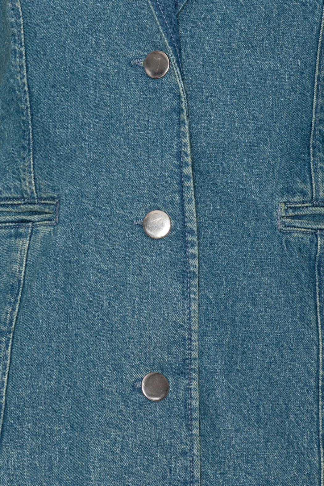 Fitted Denim Blazer - Bering Sea