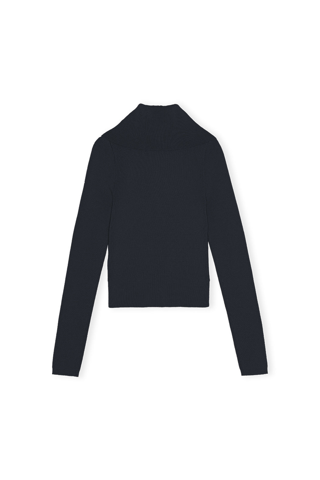 Zipped Collar Knit - Vulcan