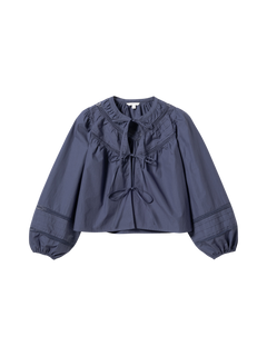 N-Marceline Blouse - Dusty Blue