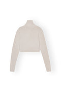 Knitted Slim Cardigan - Tofu Beige