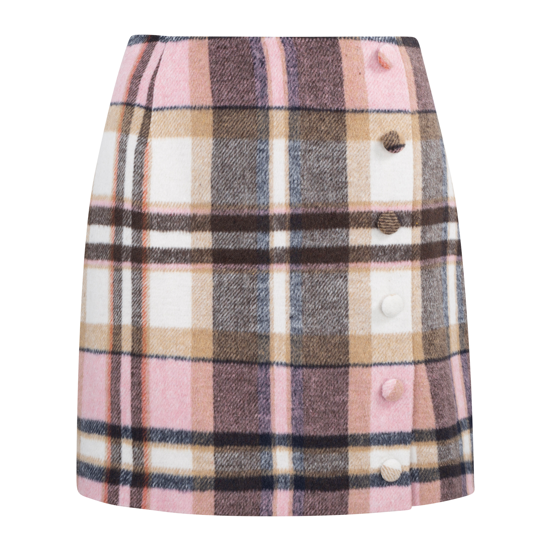 Petra Skirt - Pink Check