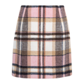 Petra Skirt - Pink Check