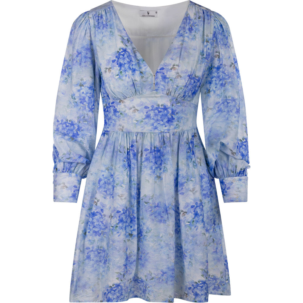Sasha Dress - Blue Flower Aop