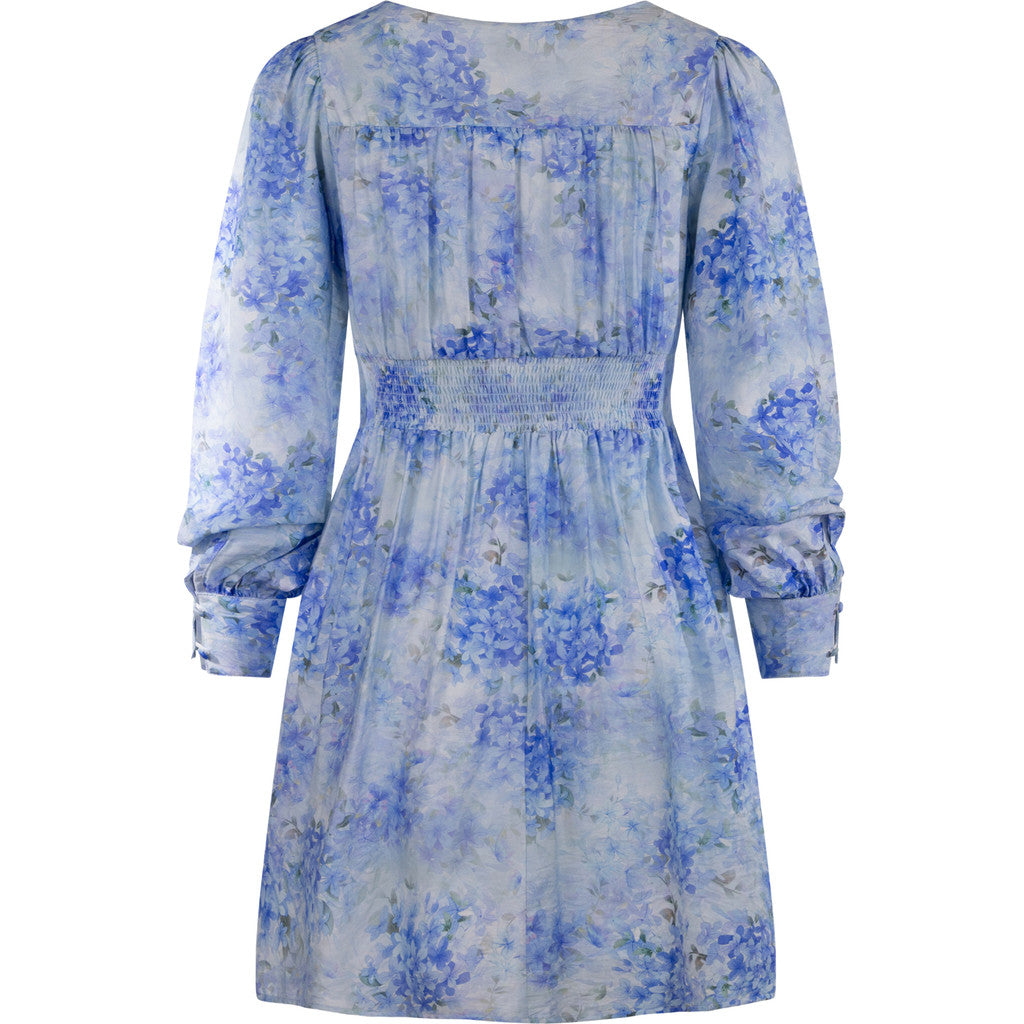 Sasha Dress - Blue Flower Aop