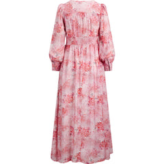 Livorno Dress - Pink Flower Aop