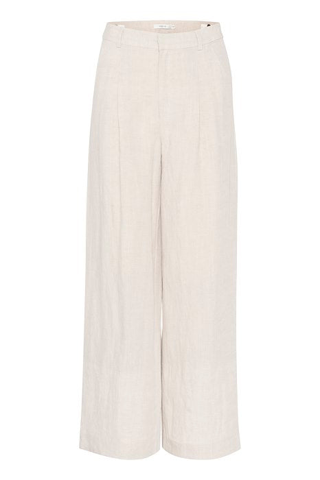 LizaGZ Linen Hw Pants - Tammy Light Sand