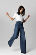 Pippa Rib Tee - Vit