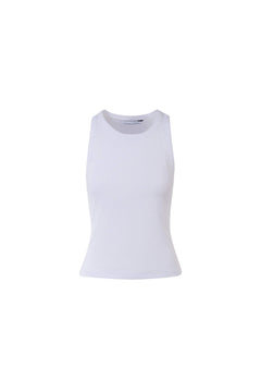 Pia Rib Singlet - White