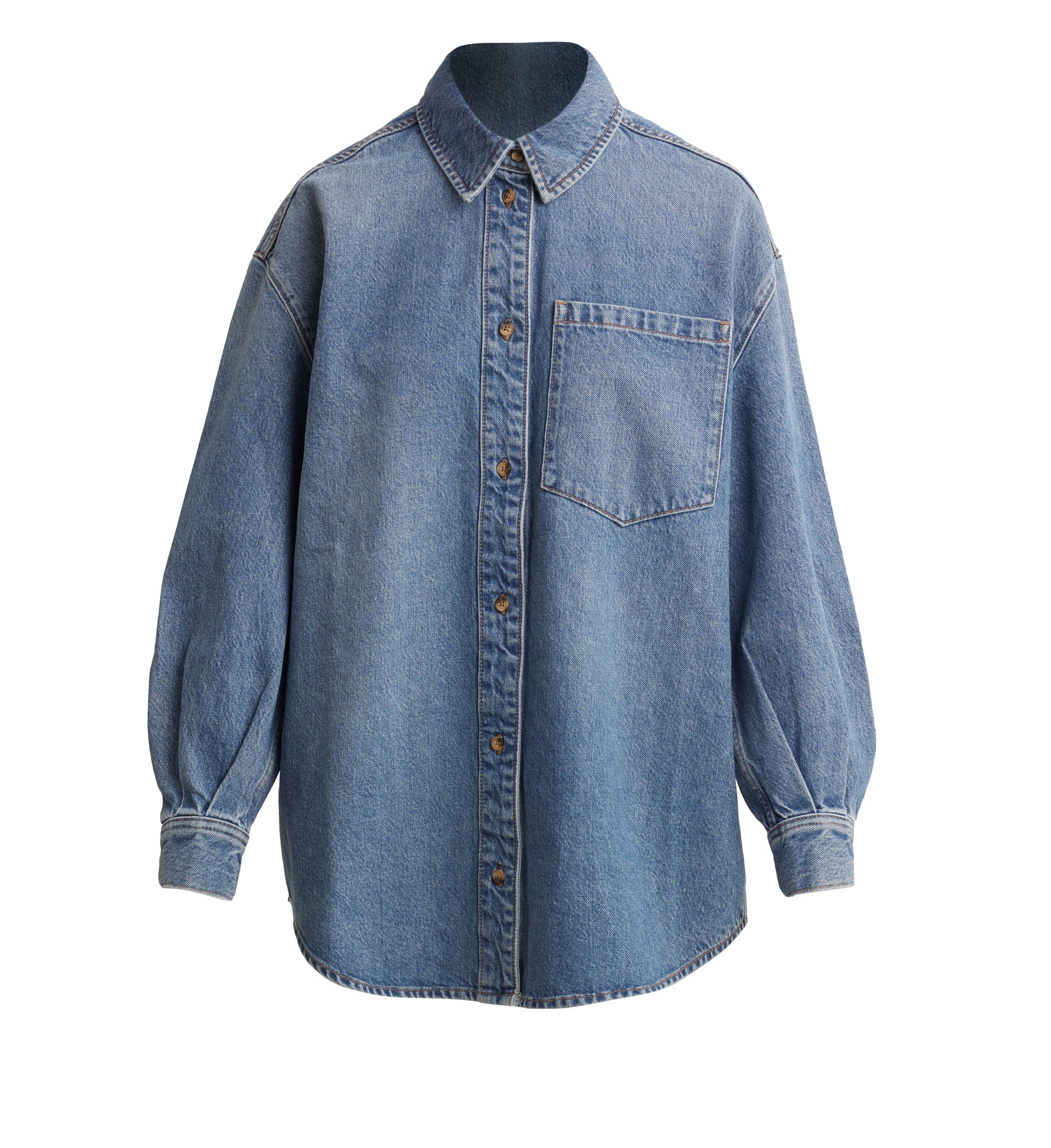 Alex Shirt - Mid Blue