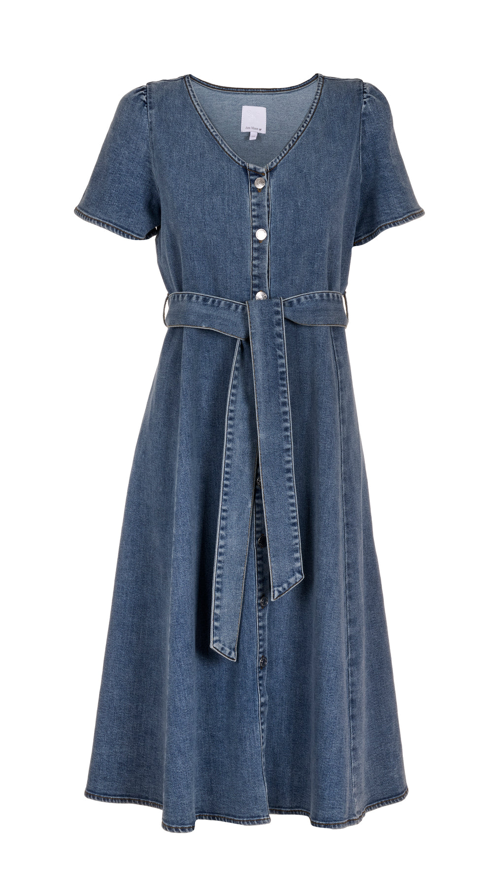Firenze Klänning - Ljusblå Denim