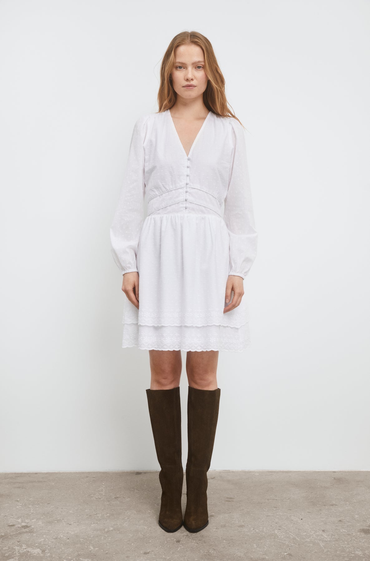 Lea Dress - Vit