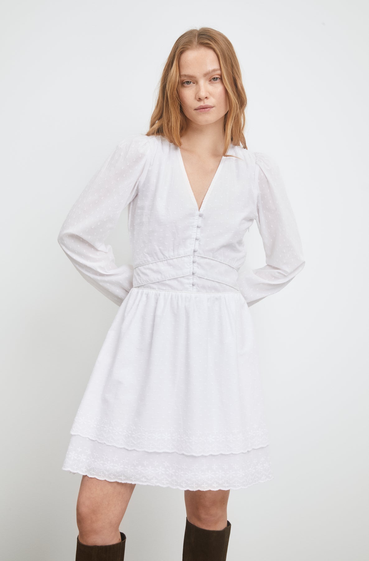 Lea Dress - Vit