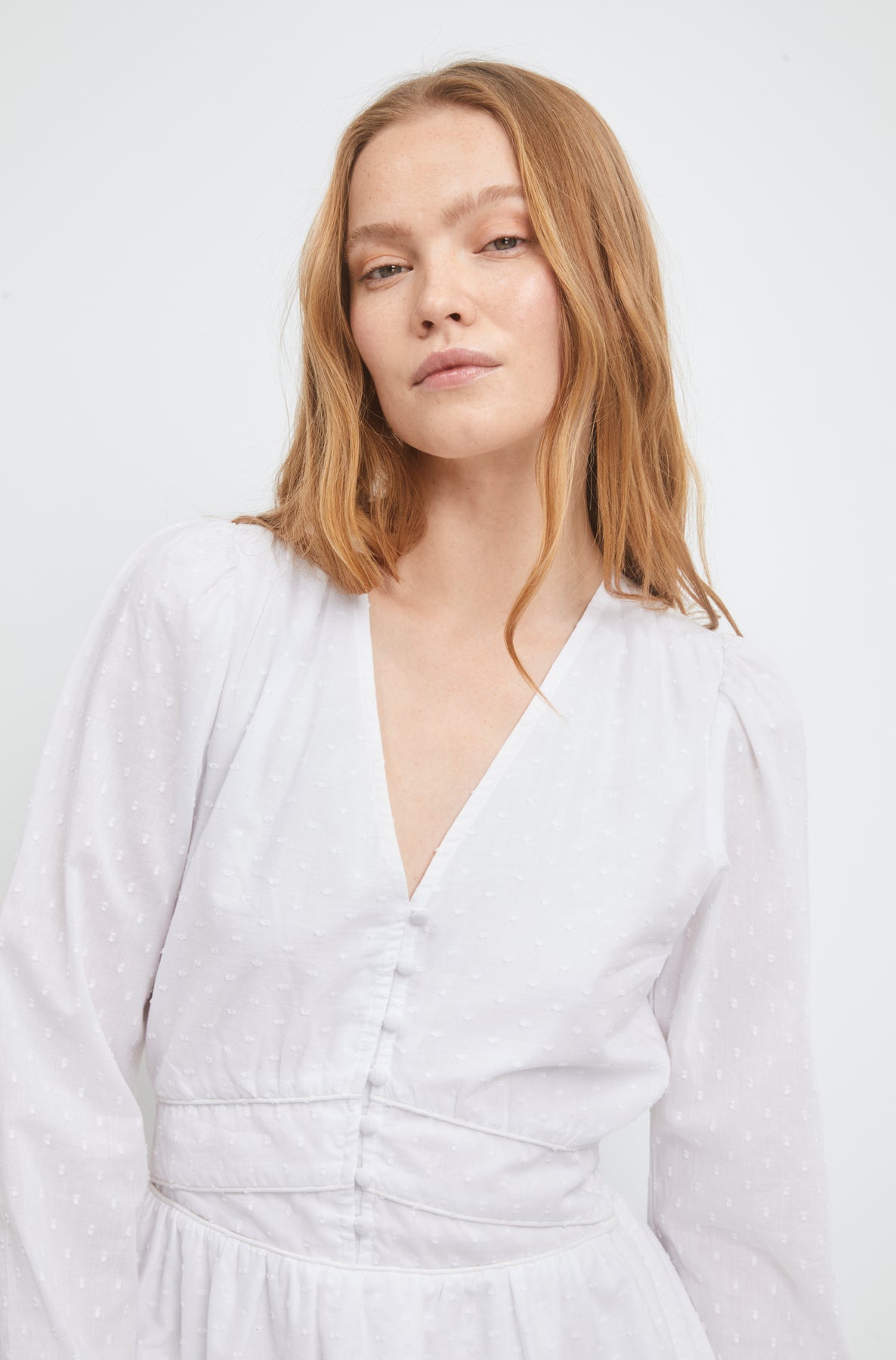 Lea Dress - Vit