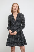 Lea Dress - Black Lupin Print