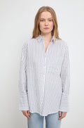 Bibi Crepe Shirt - Navy
