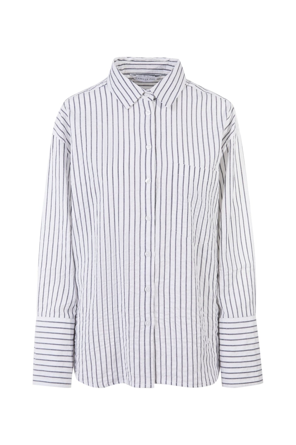 Bibi Crepe Shirt - Navy