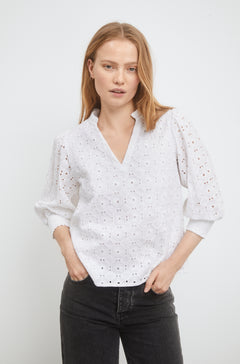 Claudia Blouse - White