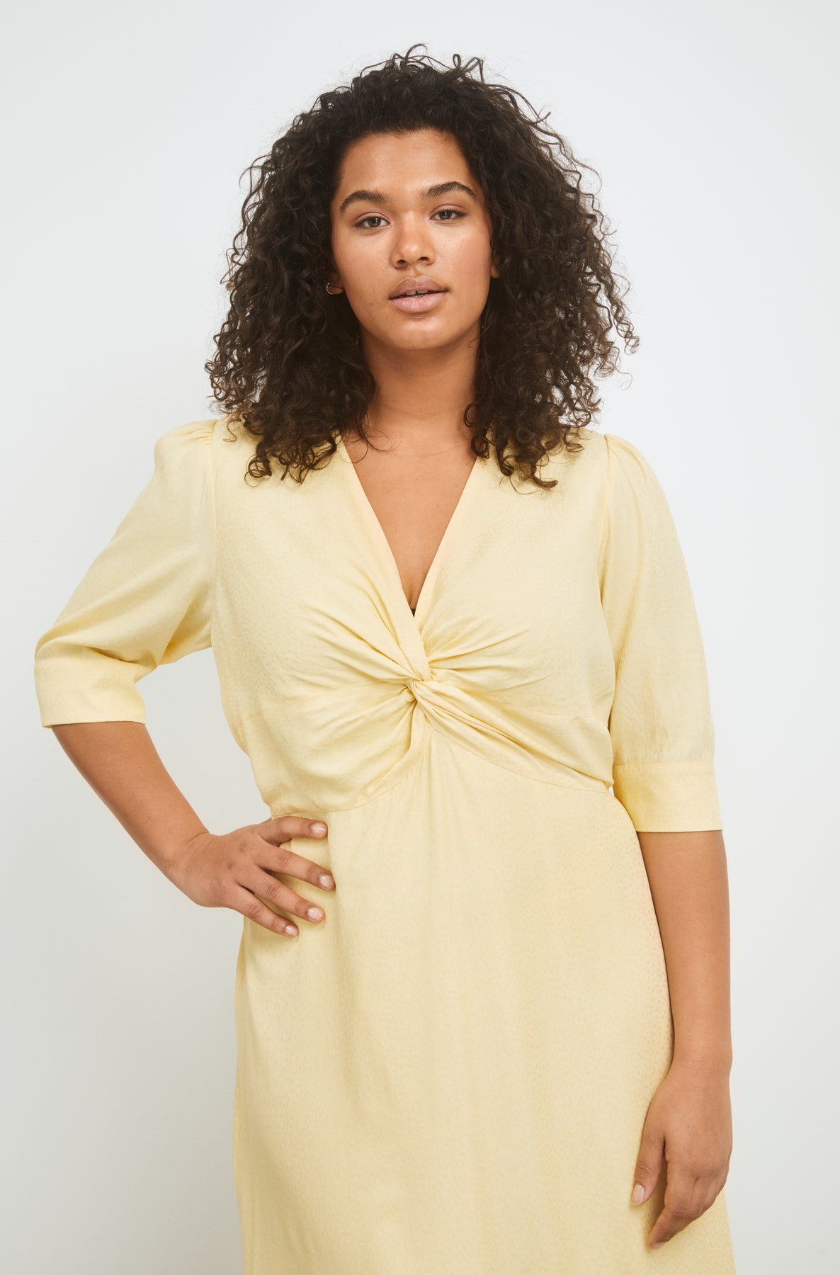 Paloma Dress - Light Yellow