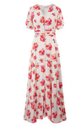 Athalia Dress - Pink Mallow Print