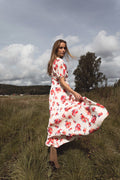 Athalia Dress - Pink Mallow Print