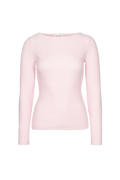 Petronella Rib Boatneck - Light Pink