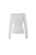 ` tags.<r>Petronella Rib Boatneck - Ecru