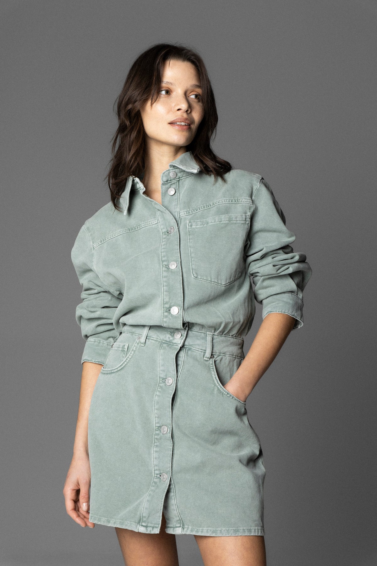 Lucienne Dress - Sea Green