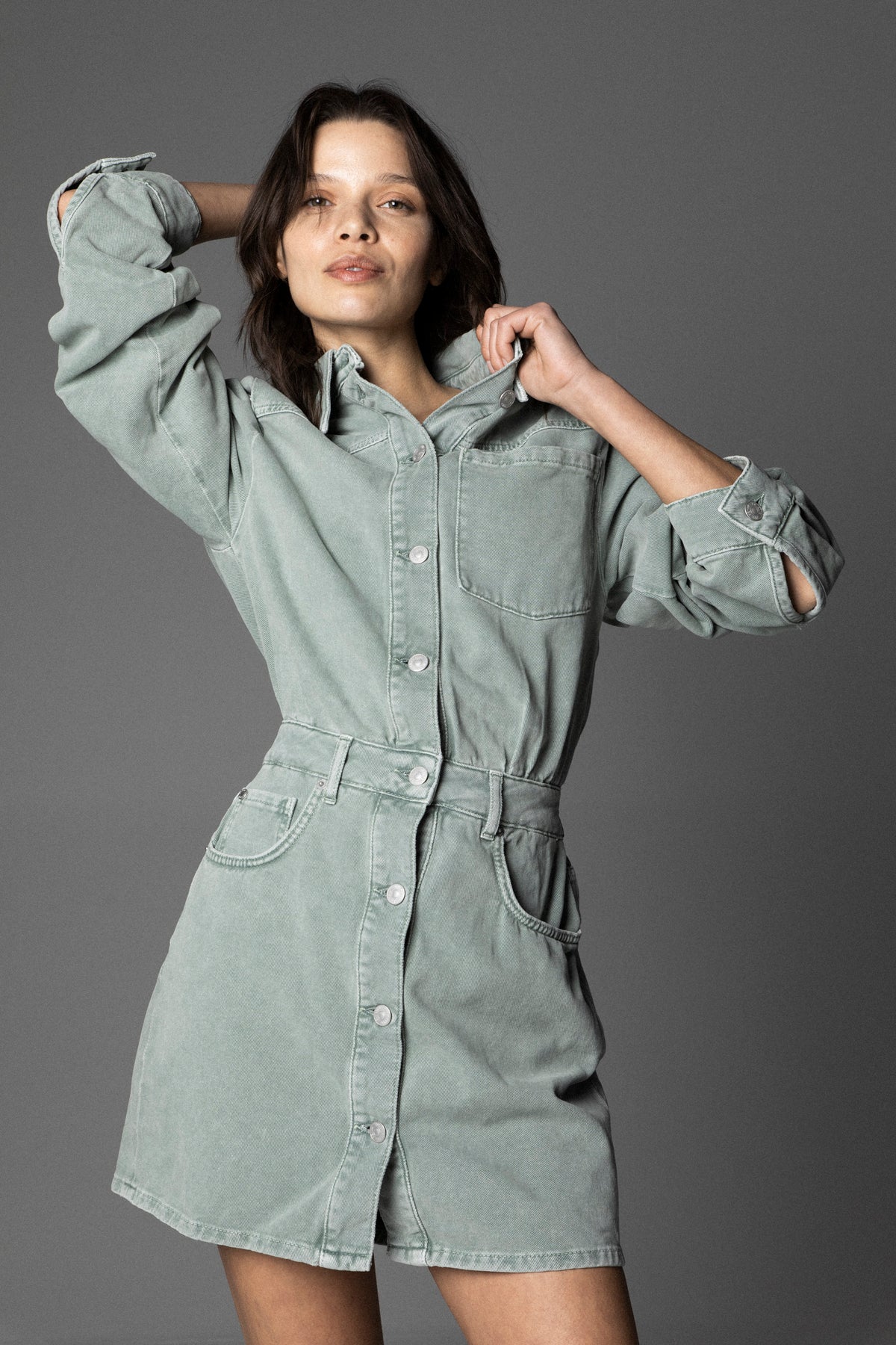 Lucienne Dress - Sea Green