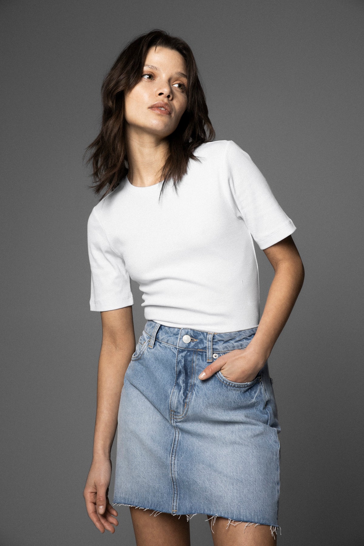 Jamie Skirt - Light Blue